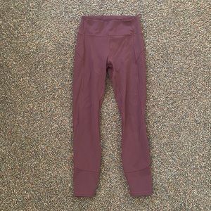 Lululemon Maroon Leggings